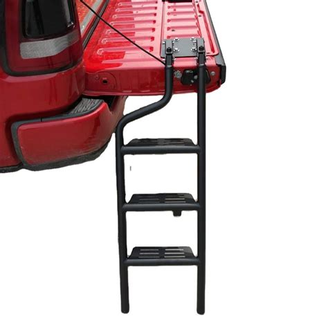 pickup truck step tailgate ladder  dodge ram   chevrolet silverado ebay