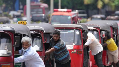 sri lanka economic crisis fuel imports   restricted    months  energy minister