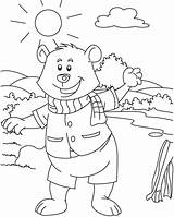 Golu Bear Coloring sketch template
