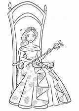Princess Elena Coloring Pages sketch template
