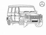 Jeep Coloring Germany Pages Mercedes Benz Nissan 4x4 Big Ford Road Off Cars Transport Cherokee Jeeps Colorkid Usa sketch template