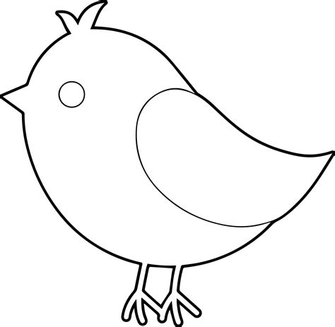 simple bird coloring page wecoloringpage shape coloring pages bird