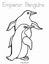 Coloring Penguins Emperor Having Fun Penguin Built California Usa Twistynoodle Favorites Login Add Noodle Print Cursive sketch template