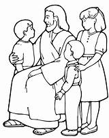 Jezus Kolorowanka Pasterz Dzieci Druku Jako sketch template