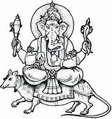 Hindu Gods Drawing Coloring God Pages Goddesses Ganesh Clipart Drawings Pencil Mythology Vinayaka Ganesha Chaturthi Getcolorings Indusladies Welcome Library Rat sketch template