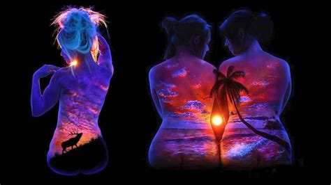 This Uv Body Painting Technique Will Blow Your Mind Times Of India