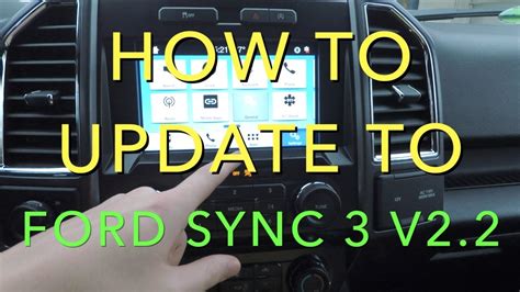 update  ford sync  youtube