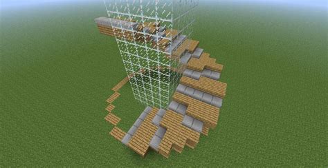 spiral staircase minecraft small