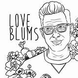 Goldblum Blums Printable sketch template