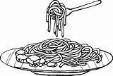 Spaghetti Pasta Coloring Pages Drawing Clipart Food Plate Colouring Noodles Sheet Clip Cartoon Cartoons Flames Clipartix Color Kids Children Coloringpagesfortoddlers sketch template