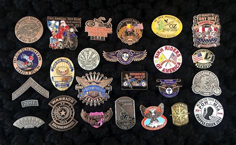 pins for your motorcycle club custom made create your
