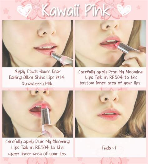 strawberry bunny beauty how to 3 ways to get korean gradient lips tutorial things to wear