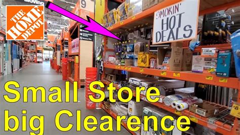 smallest home depot big clearance section youtube