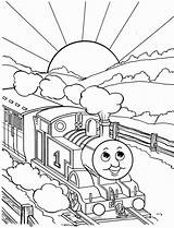 Train Pages Thomas Printable Colouring Coloring Kids Color Le Sheets sketch template
