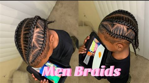 braids  men tutorial youtube