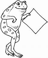 Coloring Pages Frog Froggy Jonathan London Template sketch template