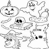 Halloween Coloring Ghosts Ghouls Witches Pages Surfnetkids Next sketch template