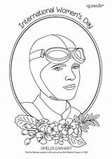 Coloring Pages Amelia Earhart Xbox Controller Colouring Worksheet Printable Getcolorings International Color Women Wildbrain Sheets Kids Template sketch template
