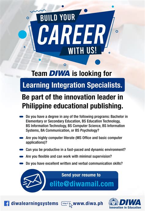 diwa learning systems learning integration specialists