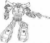 Transformers Autobots Autobot Coloring Optimus Dibujos Kolorowanki Druku Bumblebee sketch template
