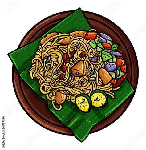 Cute And Funny Delicious Mie Aceh A Traditional Fried Noodle From