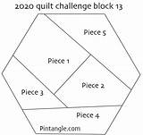 Block Quilt Crazy Pattern Patterns Pintangle Blocks Choose Board Challenge Piecing Paper sketch template