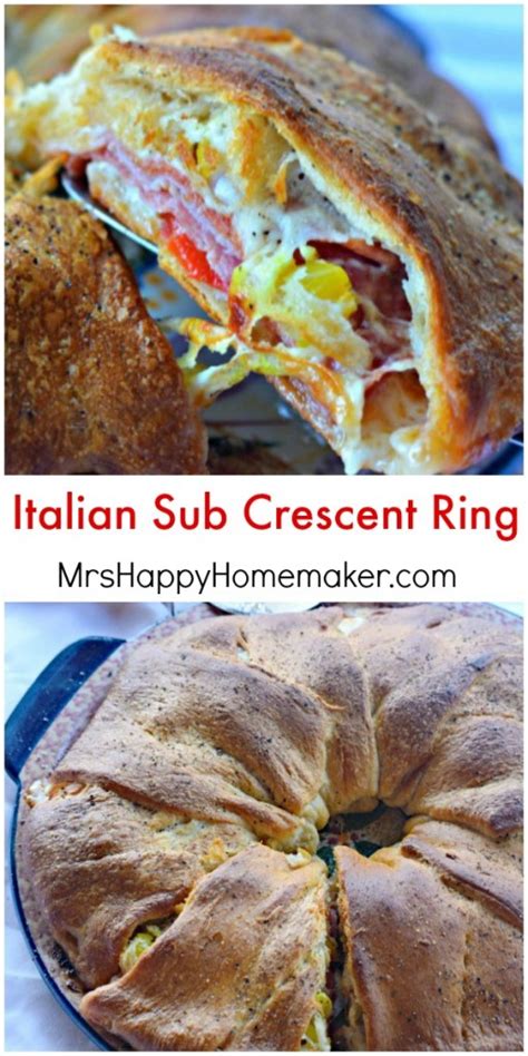 italian sub crescent ring