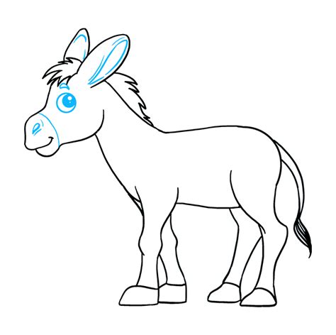draw  donkey  easy drawing tutorial