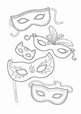 Purim Coloring Pages Mask Masks Megillah Fun sketch template