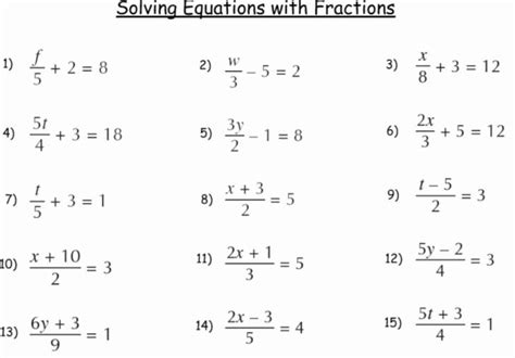 variables   sides worksheet lovely solving equations