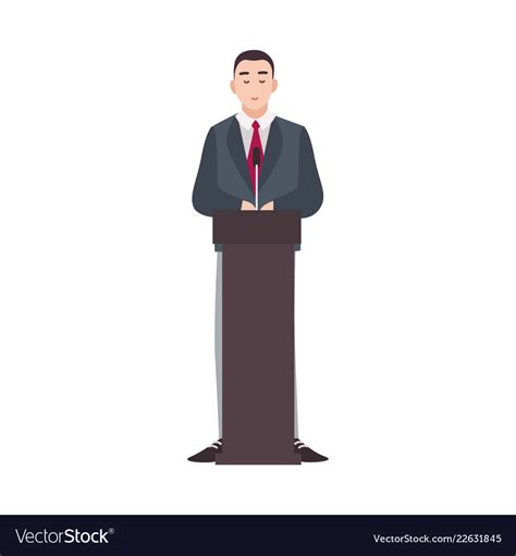 politician government worker presidential vector image