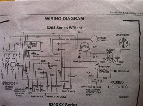 dometic rv air conditioner wiring diagram collection