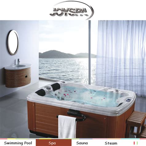 China Home Sex Whirlpool Massage Round Small Hot Tub For 3