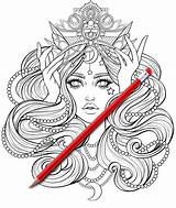 Coloring Mythical sketch template