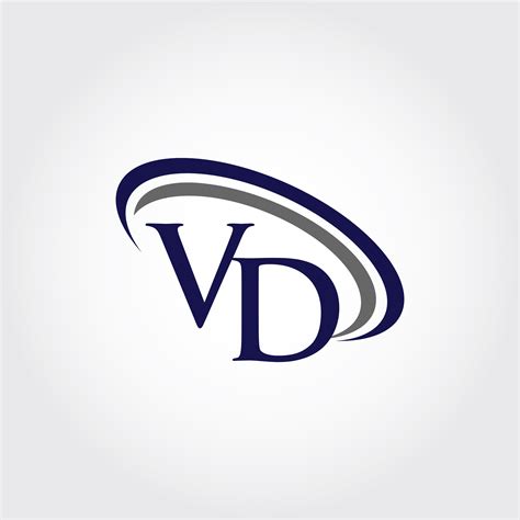 monogram vd logo design  vectorseller thehungryjpeg