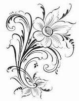 Rosemaling Coloring Norwegian Patterns Pages Pattern Painting Tattoos Folk Embroidery Tattoo Tole Stencils Flower Vector Para Cute Printable Embriodery Scandinavian sketch template