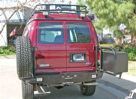 aluminess  rear bumper ford  series