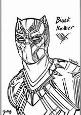 Panther Challa sketch template