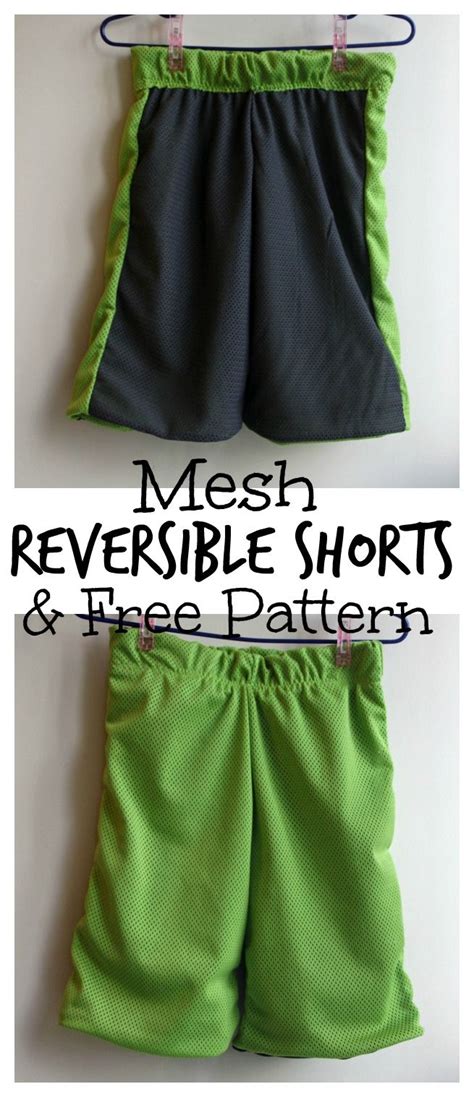 reversible mesh shorts tutorial nap time creations sewing patterns