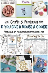 give  mouse  cookie printables  crafts  preschool