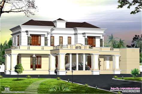 victorian style luxury home design kerala home design  floor plans