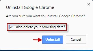 install  uninstall google chrome  windows