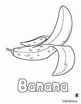 Platano Bananas Apples Platanos Banane Hellokids Coloringtop sketch template