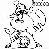 Booba Xcolorings Printable Telephone Colouring Toddlers Posted Kerra sketch template