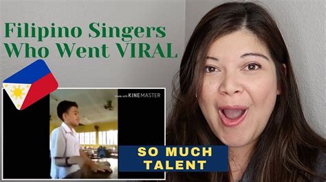 top 10 filipino singers who went viral on youtube reaction youtube