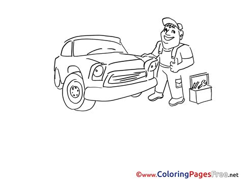vehicle kids  coloring page