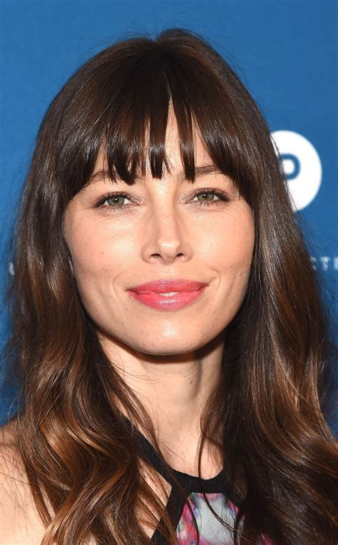 Jessica Biel From The Best Celebrity Bangs E News