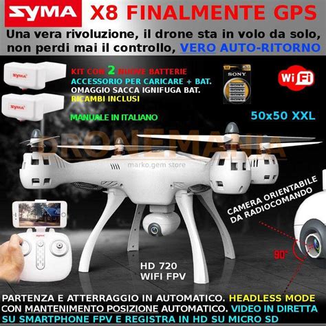 syma xpro gps return drone wifi fpv real time camera