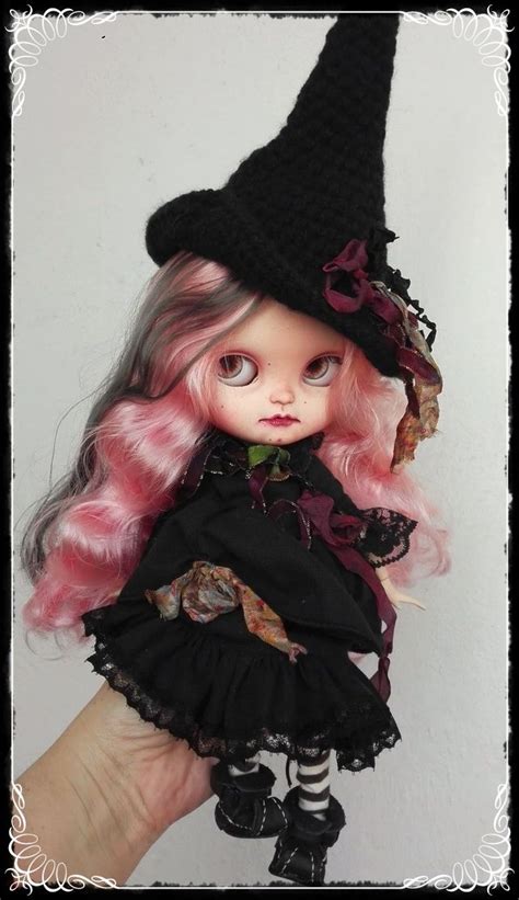 mathilda witch girl custom blythe doll by antique shop