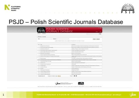 psjd polish scientific journals